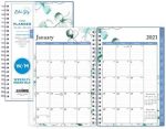 Blue Sky 2021 Weekly & Monthly Planner, Frosted Flexible Cover, Twin-Wire Binding, 5" x 8", Lindley (101579-21) - Image 2